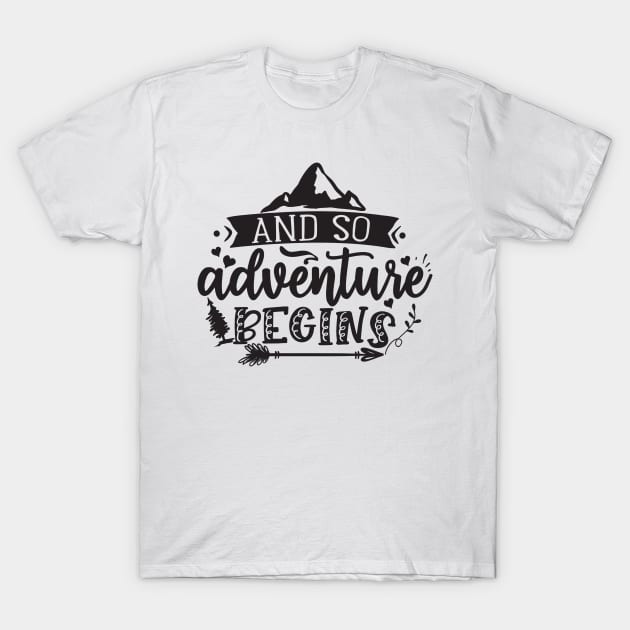 Cute Camping Adventure T-Shirt by Animal Specials